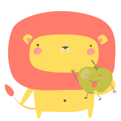 Lion illustration for After School