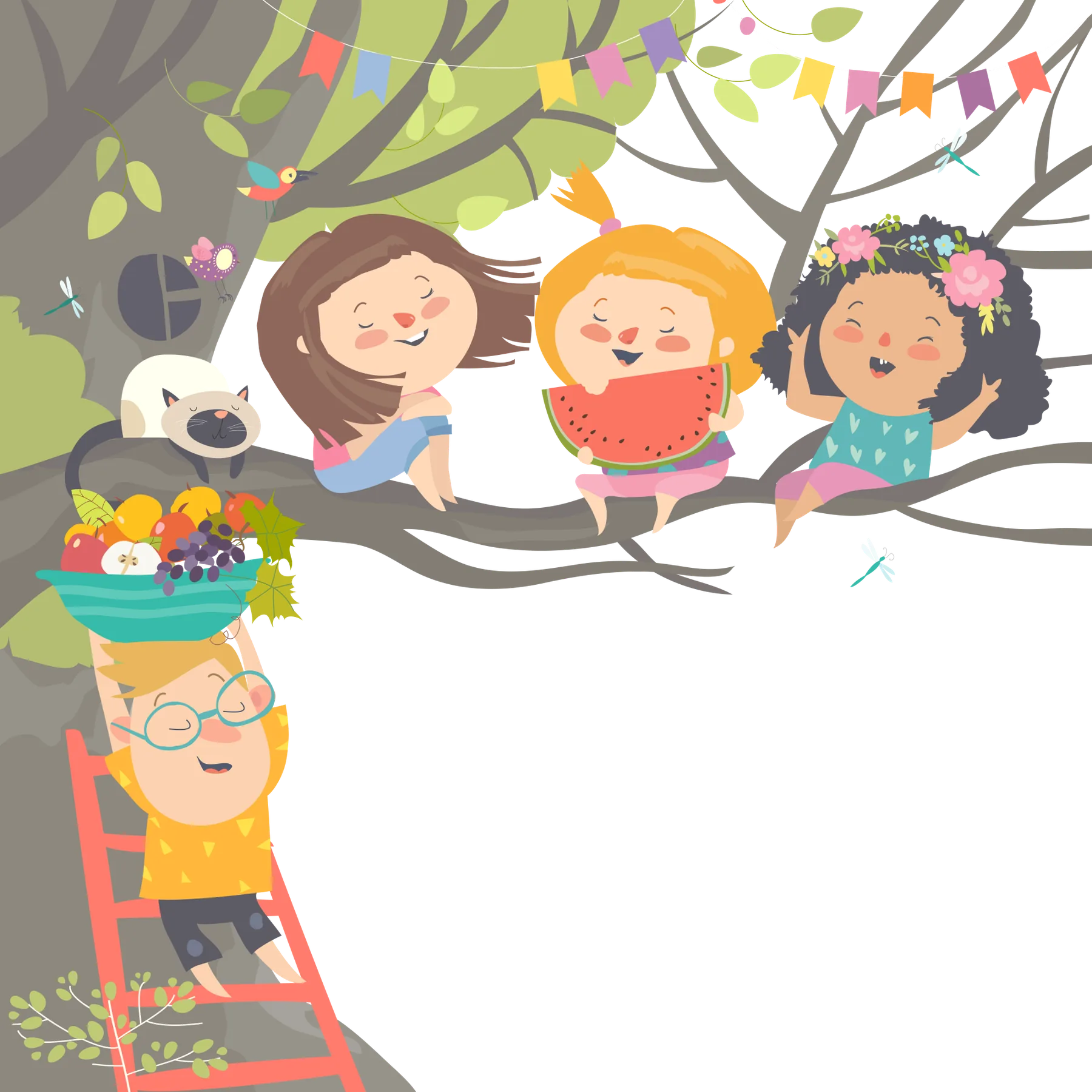 Illustrated tree
